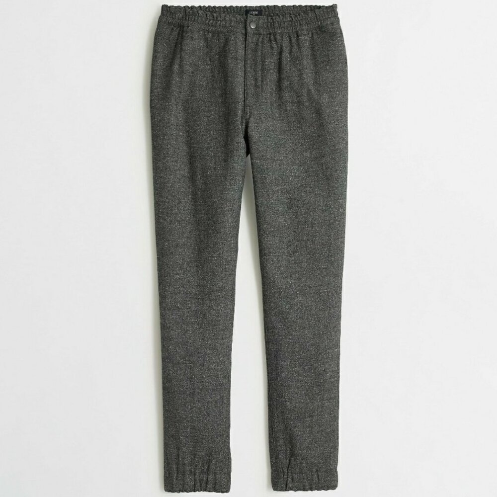 J. CREW Men's EUC Wool Stadium Jogger Pant Gray | Size XS